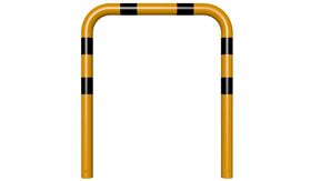 Veiligheidsbeugel - geel/zwart - 1000x650x76 mm Ø - instorten