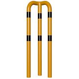 Veiligheidsbeugel 1x 90° - g/z - 350x1150x76 mm Ø - instorten