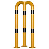 Veiligheidsbeugel 1x 90° - g/z - 350x1150x76 mm Ø - voetplaat