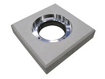 JEWE plaatsingstegel met RVS ring - 90 mm Ø