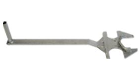 Combi sleutel - grondpot met draaisluiting - 48/60/76 mm Ø