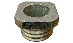 Schroefdeel voor grondpot met draaisluiting - 48 mm Ø