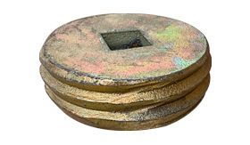 Deksel voor grondpot met draaisluiting - 76 mm Ø