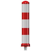 pole-cone-traffic-Ø130x800mm-rood-wit-uitwisselbaar