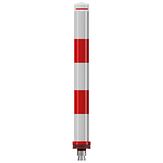 POLe Cone Traffic NS - Ø 80x800 mm - rood/wit - LED ROOD