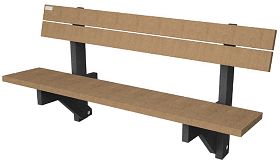 Bank PARIS - Sand Beige - 1800x640x890 mm