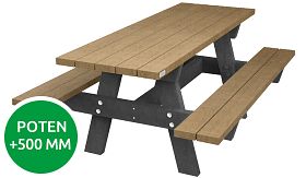 Tafel OSLO-G - Sand Beige - 1800x1400x760 mm