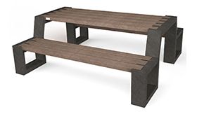 Bank MATRIX 008 - Quartz Brown - 1940x1800x740 mm