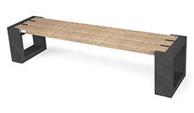 Bank MATRIX 004 ZL - Sand Beige - 1940x470x430 mm