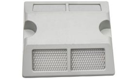 Wegdekreflector FPP-301 - EZ - wit - 100x100 mm - zonder pin