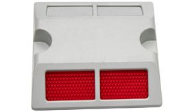 Wegdekreflector FPP-301 - EZ - rood - 100x100 mm - zonder pin