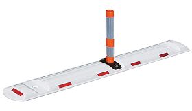 Rijbaangeleider TA - flexipost - voet wit - 1170x150x280 mm