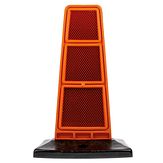 Rijbaangeleider type V - rood/wit Klasse 2 - dubbelzijdig