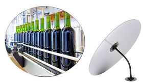 Controlespiegel - acryl - 500 mm Ø - wand/plafond montage