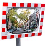 Verkeersspiegel - veiligheidsglas - 600x400 mm - 48-90 mm Ø