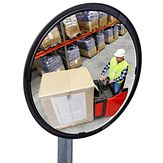 Controlespiegel - acryl - 400 mm Ø - montagebeugel 48-90 mm
