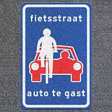 Premark® wegmarkering - verkeersbord L51 - 1000x1200 mm