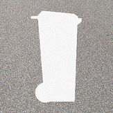 Premark® wegmarkering - Container - 140x280 mm