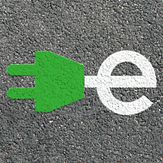 Premark® wegmarkering - elektrisch laadpunt - 1000x1000 mm