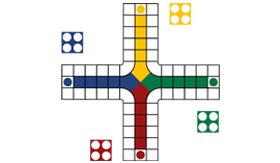 DecoMark® wegmarkering - Mens erger je niet - 3970x3970 mm