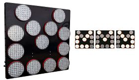 LED pijlbak - 900x900x105 mm - 13 lampen wit - 200 mm &Oslash; - 12V