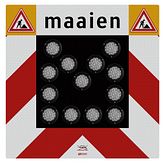 Actieframe kokerpr. - lichtpijl - 1000x1000 mm - excl. bgls - HOR