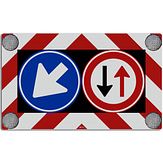 Actieframe DOR - 3-klap - 2000x1200 mm - excl. beugels