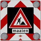 Actieframe DOR - 1-klap grijs - 1200x1200 mm - excl. beugels