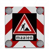 Actieframe DOR - 1-klap grijs - 1100x1150 mm - excl. beugels