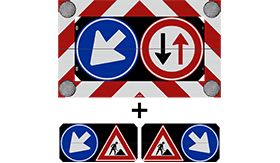 Actieframe - 2000x1200 mm - handb. - 2-klap - excl. beugels