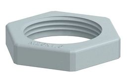 Contramoer - t.b.v. kabelwartel PG11 - grijs