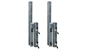 Set achterklepbeugels t.b.v. actieframe