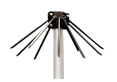 Anti-klimbeugel t.b.v. buis 48 tot 150 mm Ø - verzinkt staal