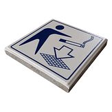 Signaaltegel - The DropPit - 300x300x45 mm