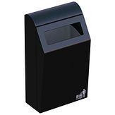 POL Basic BIN afvalbak - 50 liter - RAL 9005 Gitzwart