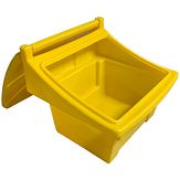 Zand-/zoutkist - 50 liter - geel - 590x570x500 mm