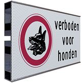 1-sleuf profiel - model 3 - Verb. voor honden - 400x200 mm