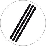 Aluminium DOR verkeersbord RVV F08 einde alle verboden - levensduur 10 jaar - afmeting 600mm rond