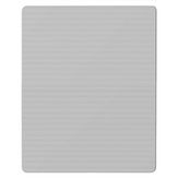 Aluminium DOR verkeersbord met witte retroreflecterende folie - levensduur 10 jaar - afmeting 530x670mm