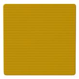 Aluminium DOR verkeersbord met fluor gele retroreflecterende folie - levensduur 10 jaar - afmeting 600x600mm