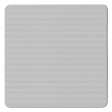 Aluminium DOR verkeersbord met witte retroreflecterende folie - levensduur 10 jaar - afmeting 600x600mm