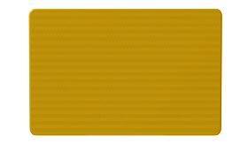 Aluminium DOR verkeersbord met fluor gele retroreflecterende folie - levensduur 10 jaar - afmeting 600x400mm