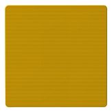 Aluminium DOR verkeersbord met fluor gele retroreflecterende folie - levensduur 10 jaar - afmeting 800x800mm