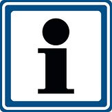 Aluminium DOR verkeersbord RVV BW101S104 informatiepunt - levensduur 10 jaar - afmeting 600x600mm