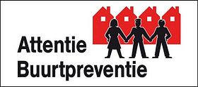 Aluminium DOR verkeersbord RVV L209 attentie buurtpreventie - levensduur 10 jaar - afmeting 600x300mm