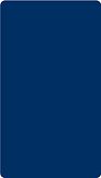 Aluminium DOR verkeersbord in de kleur blauw RAL 5017 met een afmeting van 400x700mm