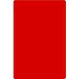 Aluminium DOR verkeersbord in de kleur rood RAL 3020 met een afmeting van 600x900 mm