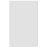 DOR - zonder folie - wit RAL 9016 - 530x850 mm