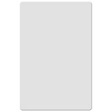 Aluminium DOR verkeersbord in de kleur wit RAL 9016 met een afmeting van 530x800 mm