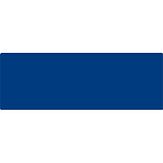 Aluminium DOR verkeersbord in de kleur blauw RAL 5017 met een afmeting van 1540x560 mm